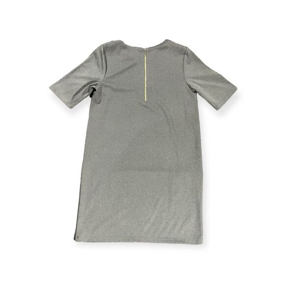 Halogen Dress Women's XS Black Stretch Split V-Neck Short Sleeve‎ Loose Fit Mod - Picture 2 of 10